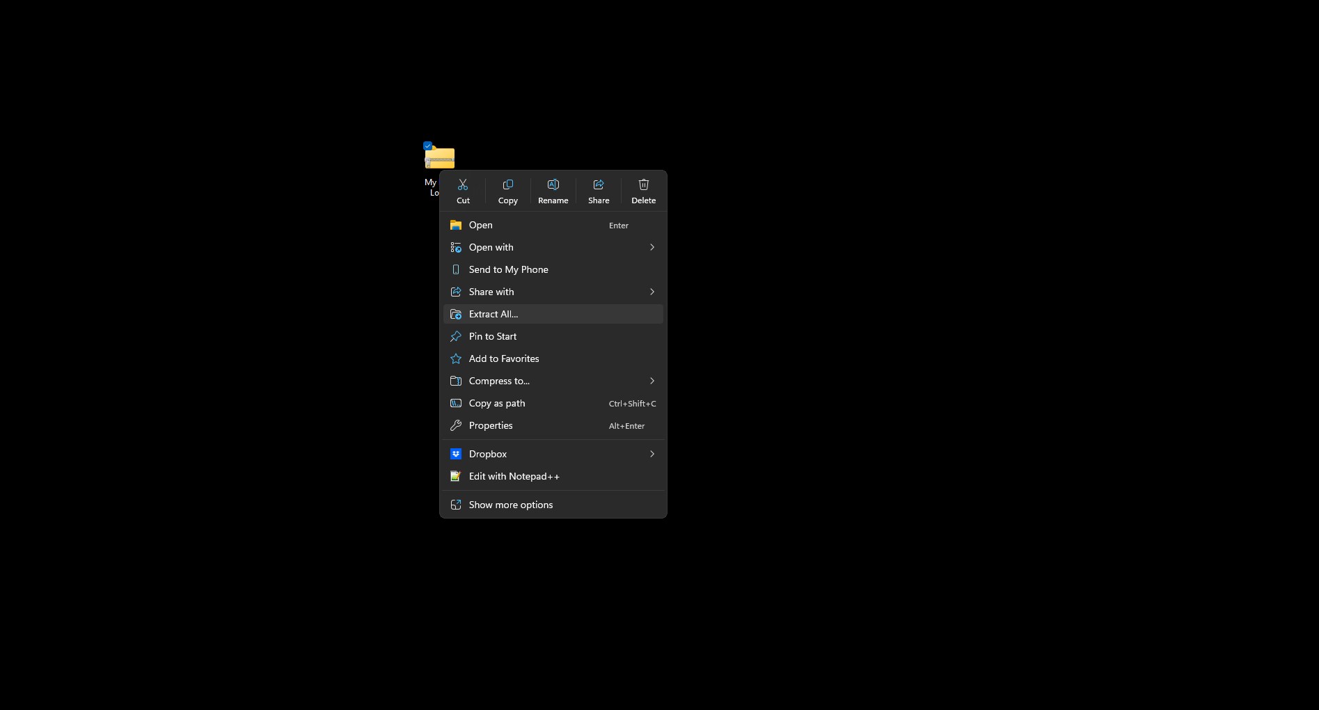 How to unzip master files code