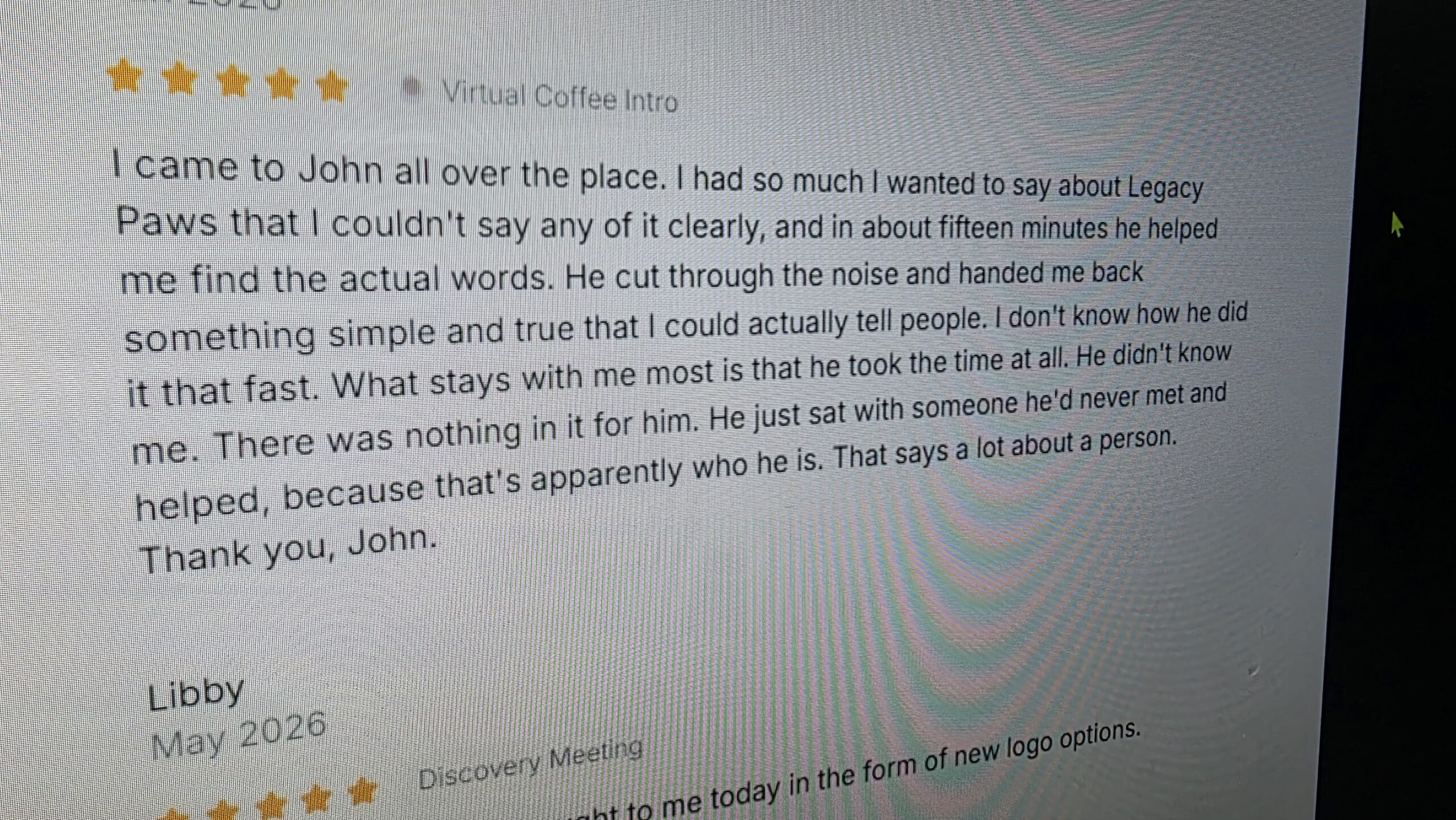 customer feedback