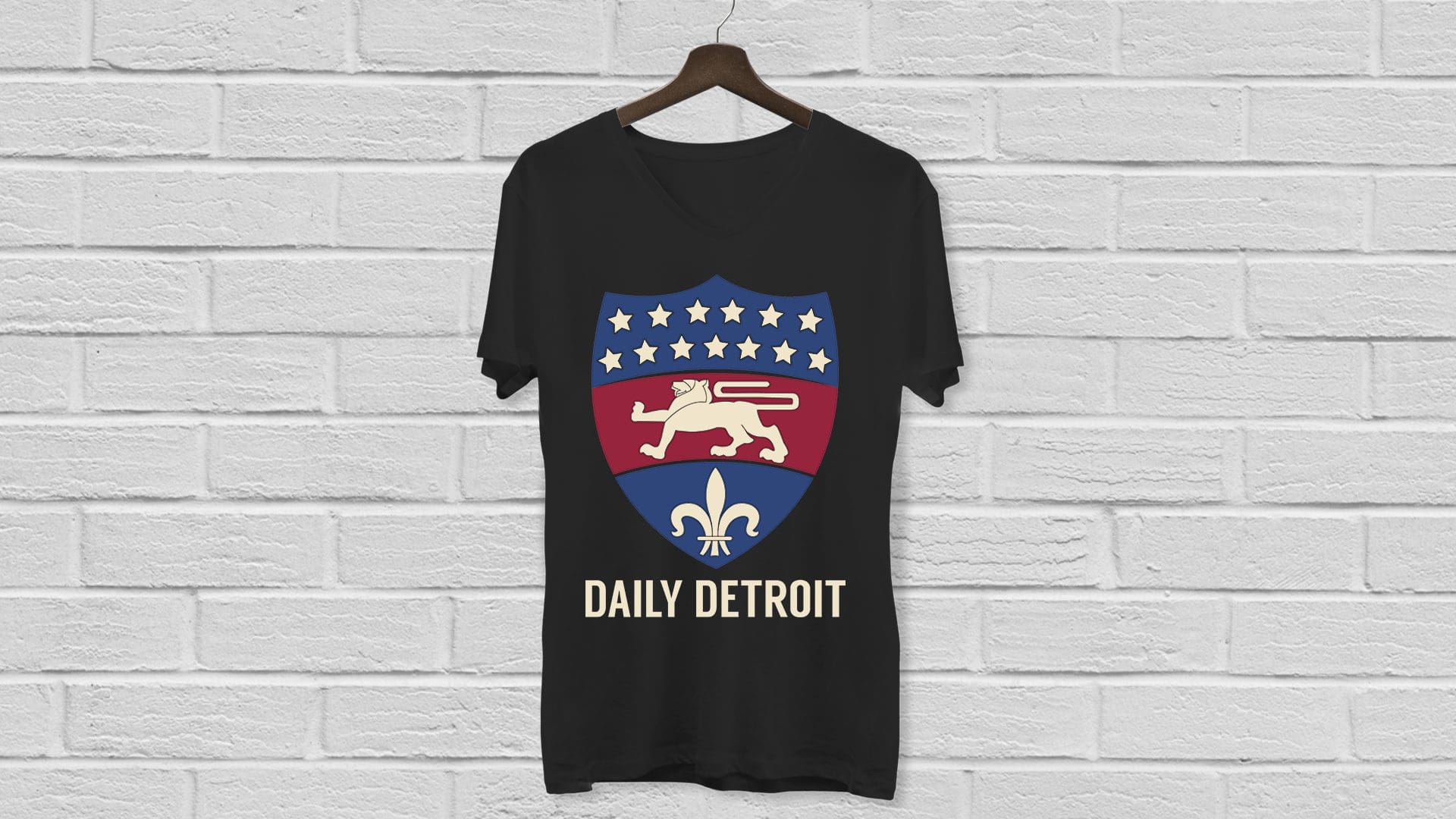 Daily Detroit - Silkscreen Shirt Mockup 01