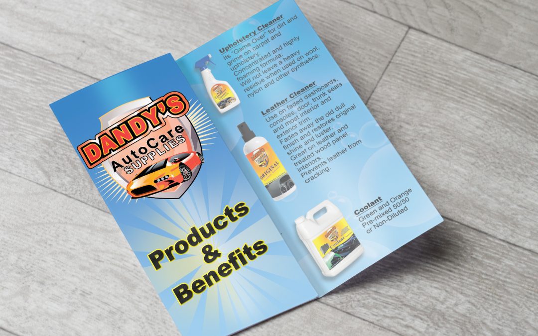 Dandy’s Auto – Trifold Artwork and Printing