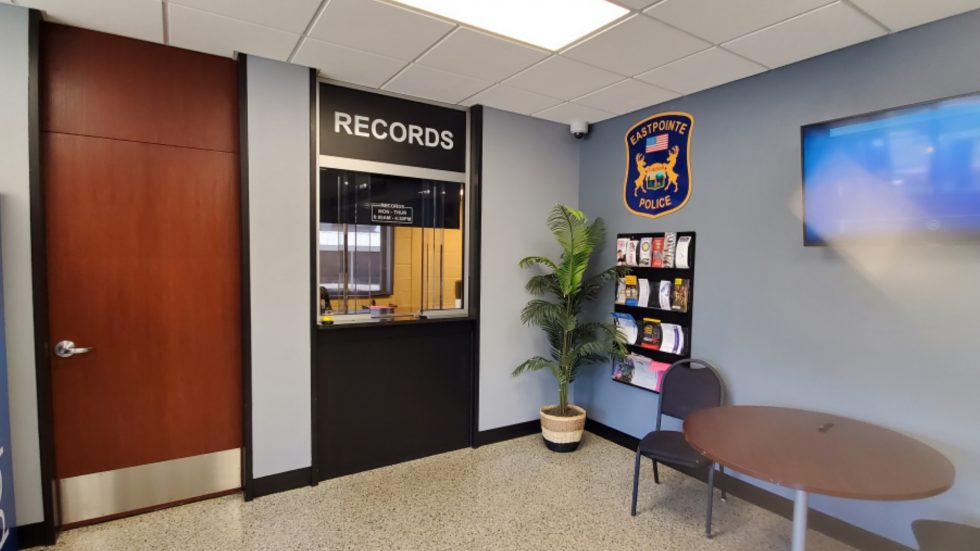 Eastpointe Police Lobby Signage Fusion Marketing