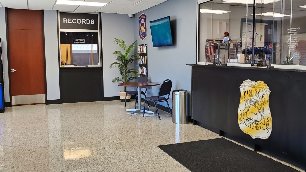 Eastpointe Police Lobby Signage Fusion Marketing