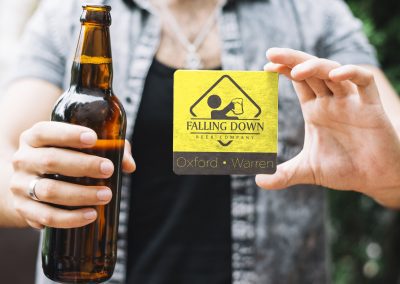 Falling Down Beer – Logo Decal Mockup 04