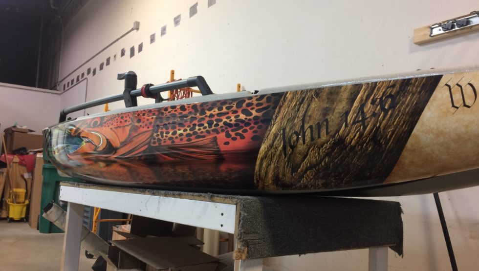 Hobie Pro angler 12′ Kayak Wrap Fusion Marketing