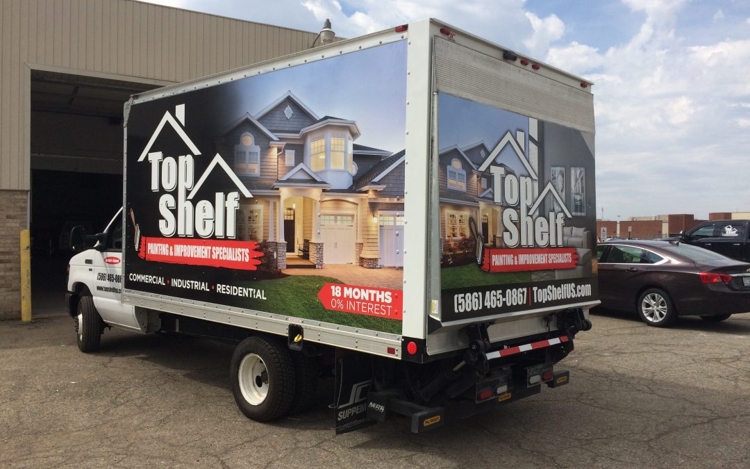 Top Shelf -E-350 Box Truck Wrap