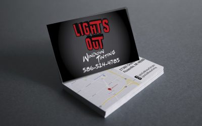 Lights Out Window Tinting – Business Card