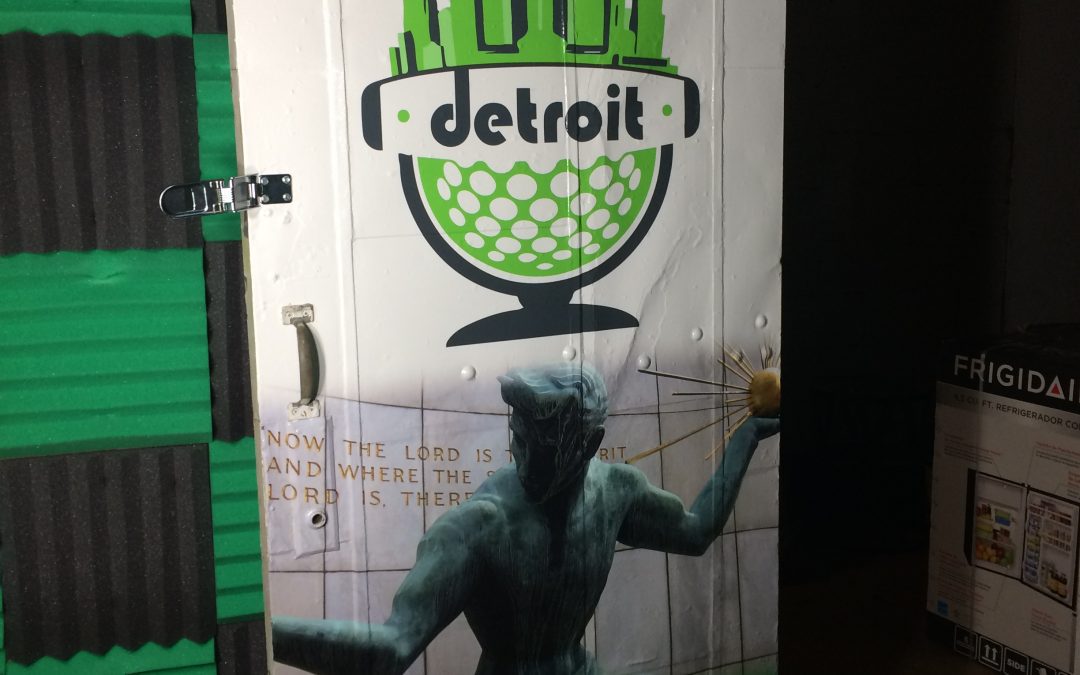 Podcast Detroit Door Wrap