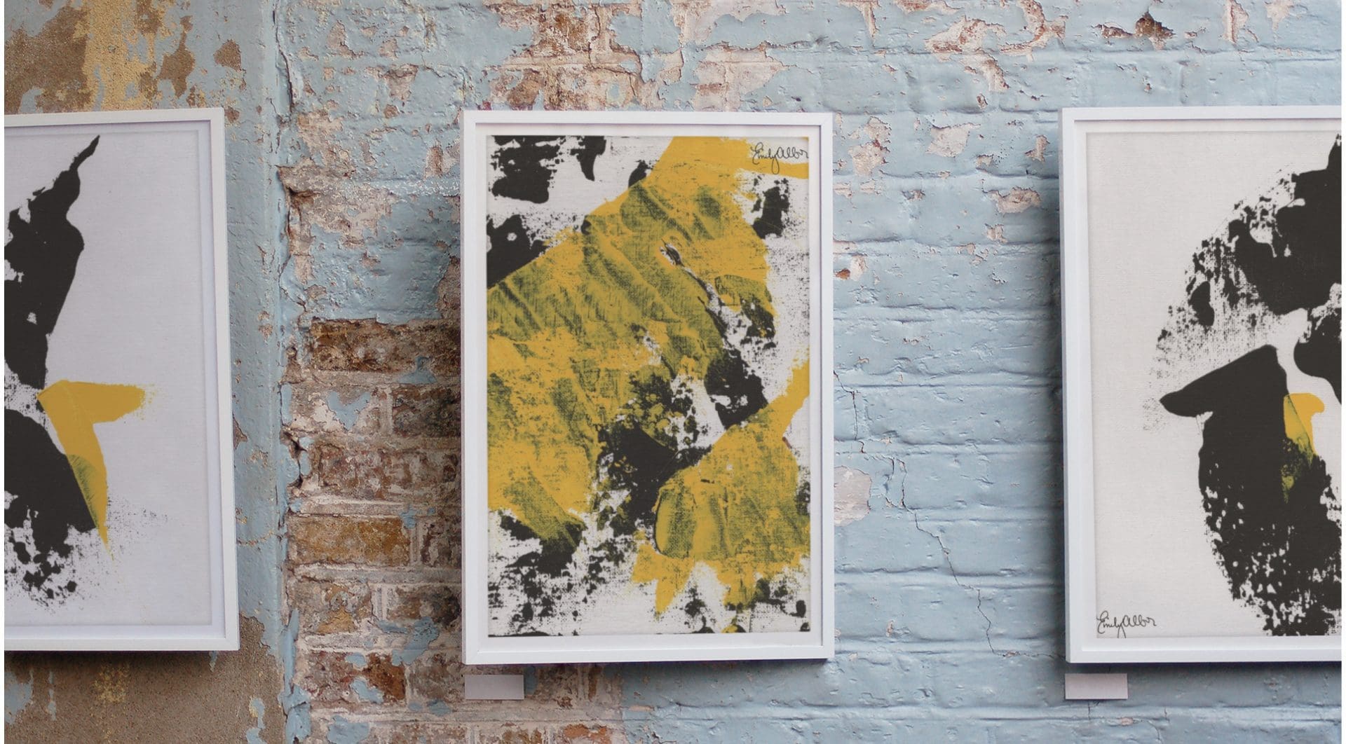 Emily Alber Art - Yellow and Black Mockup 03