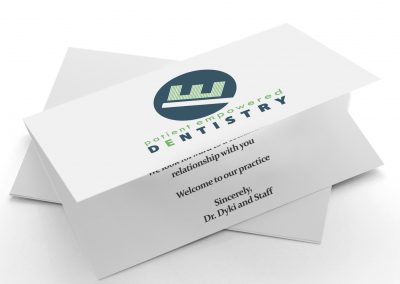 Patient Empowered Dentistry – New Patient Cards