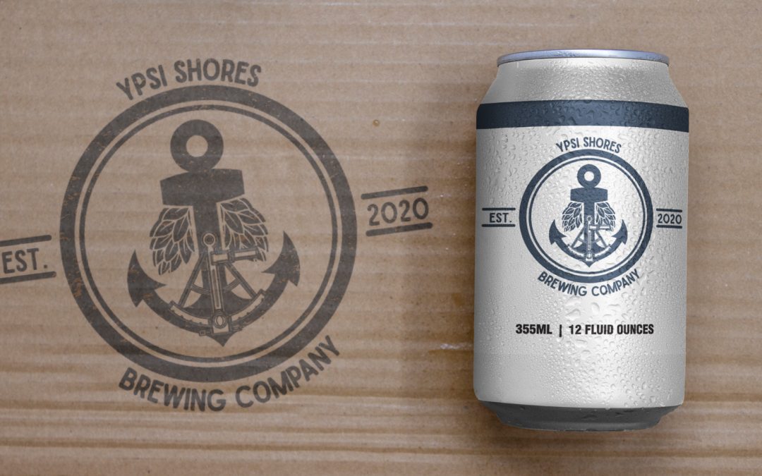 Ypsi Shores Brewing – 16 oz Can Design