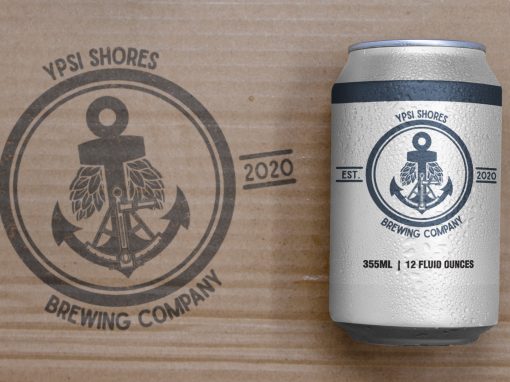 Ypsi Shores Brewing – 16 oz Can Design