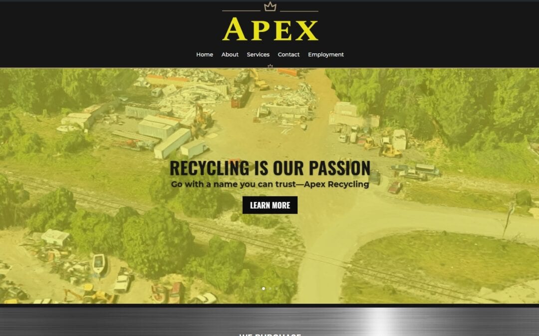 Apex Recycling Website Design