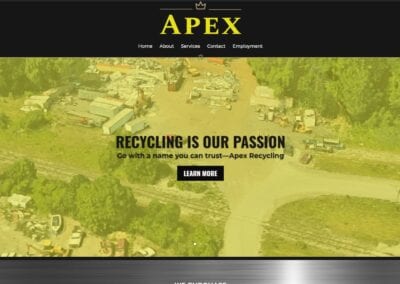 Apex Recycling Website Design