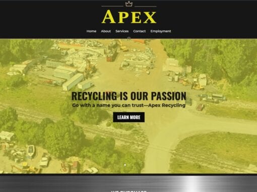 Apex Recycling Website Design