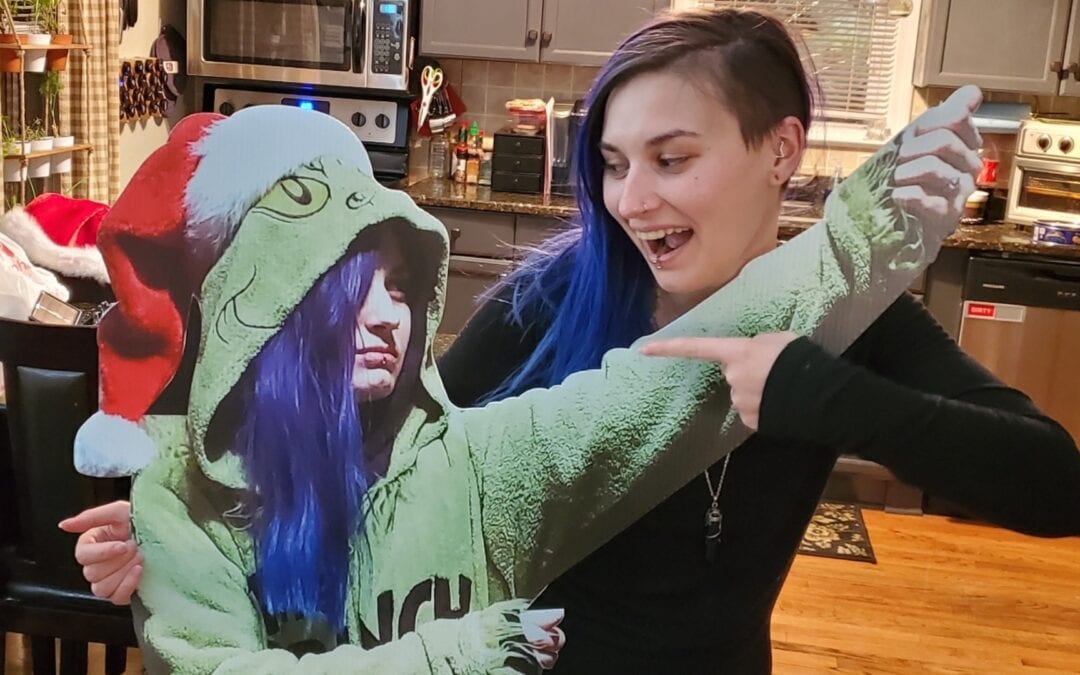 Shay the Grinch – Life Size Cut Out Photo