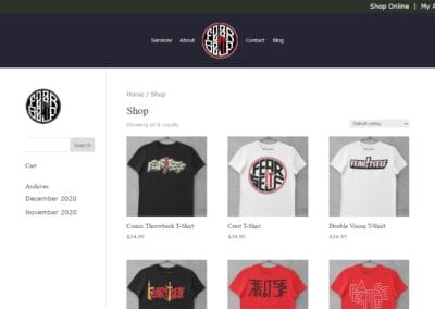 Fear Itself Clothing – eCommerce Website
