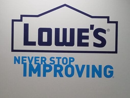 Lowe’s – Logo Wall Graphics