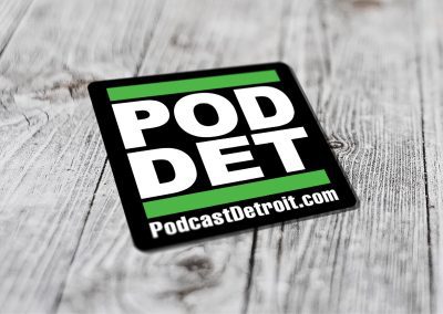 Podcast Detroit – 2in1 Logo Stickers
