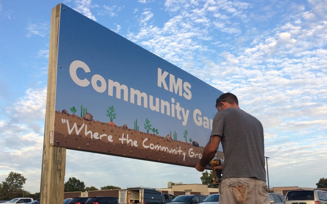 Kennedy Middle School – Community Garden Sign