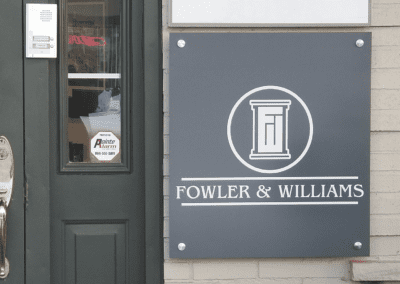 Fowler & Williams – Building Signage