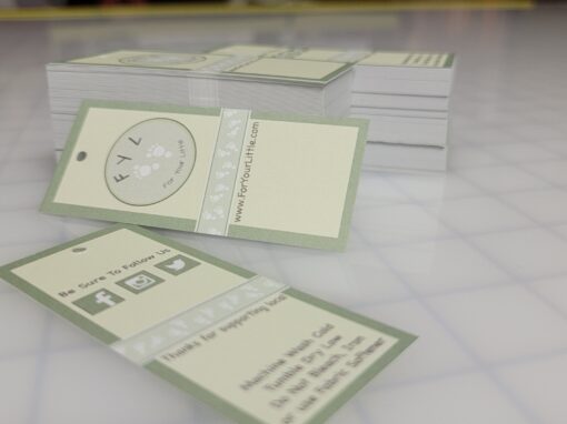 For Your Little – Shirt Hang Tags
