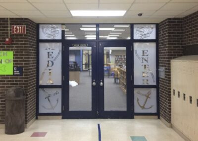 Kennedy Middle School – Library Entrance