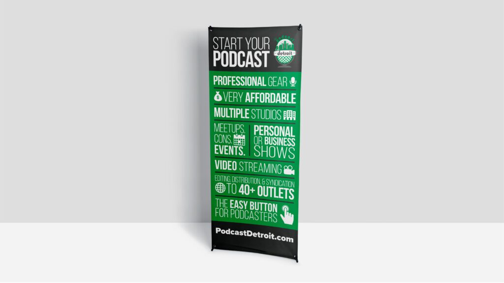 Podcast Retractable Banners 3