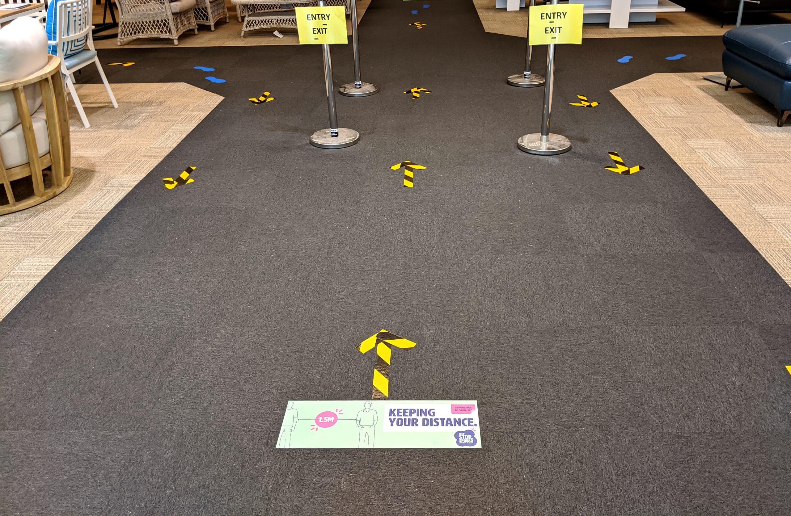 Fusion Marketing Top Ways to Get Creative With Floor Decals for Your Business or Home Arrows 1