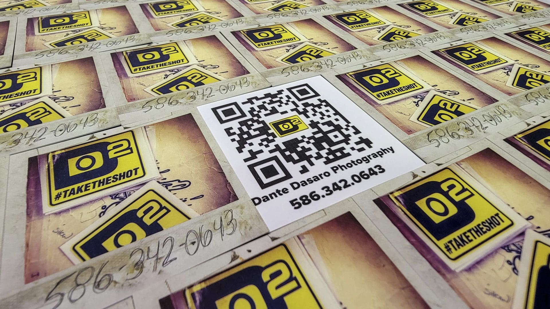 square business cards with qr code 3