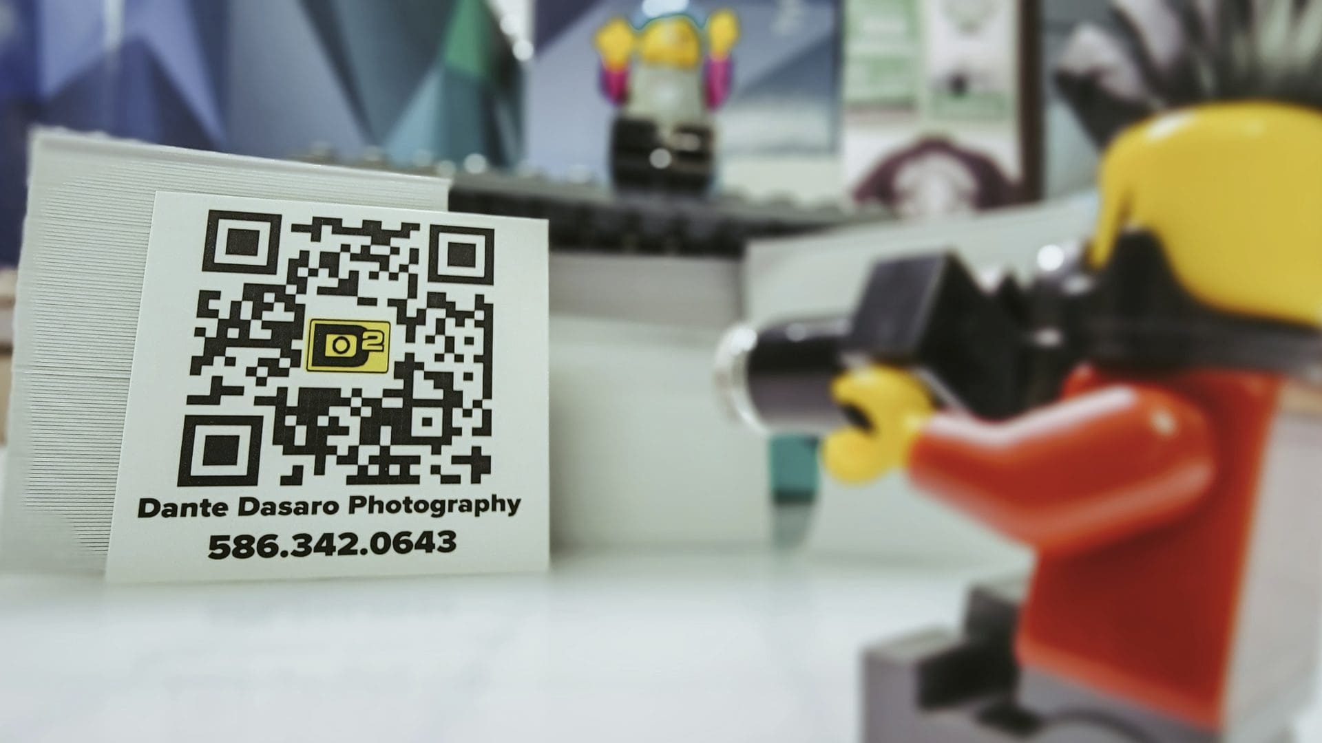 square business cards with qr code 4